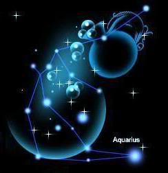 Astrological constellation of aquarius the water bearer